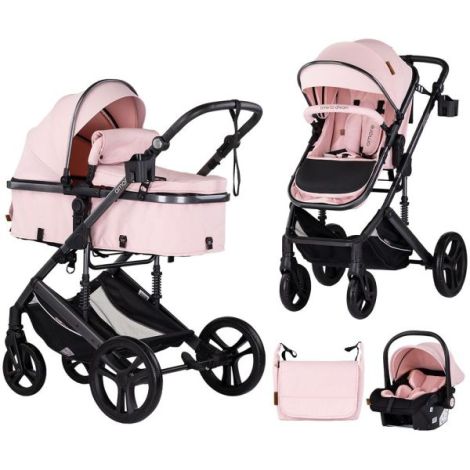 Chipolino Amore 3in1 Pink - Premium Travel System