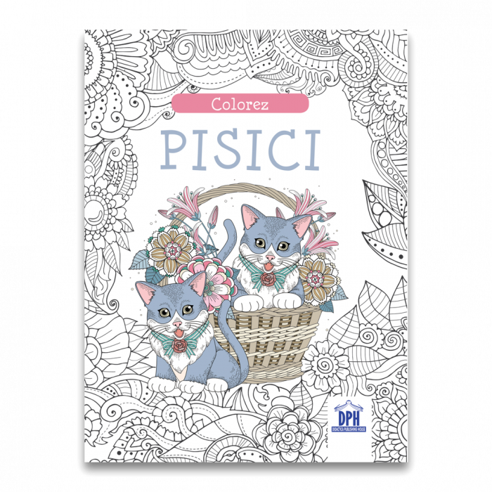 Carte de Colorat DPH Pisici - Relaxare și Creativitate