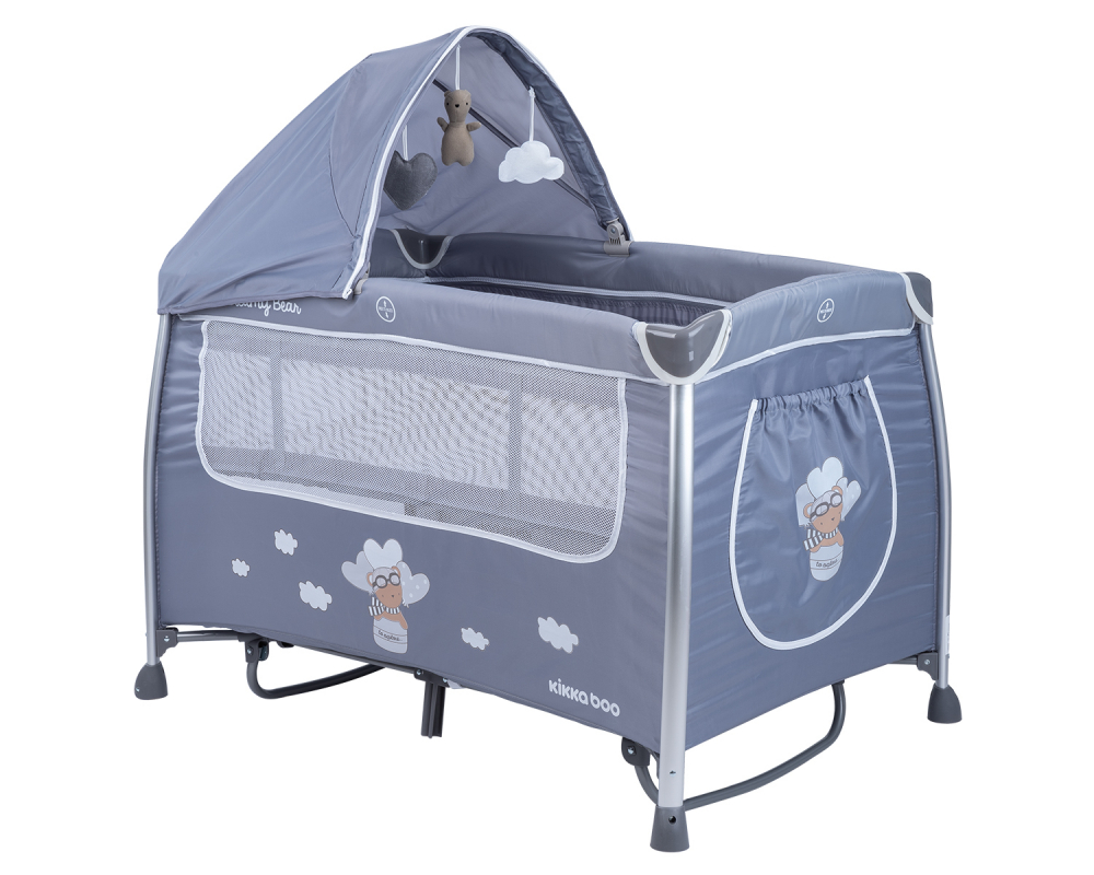 Patut Kikkaboo Dreamy Bear 2 nivele pliabil - imagine 2