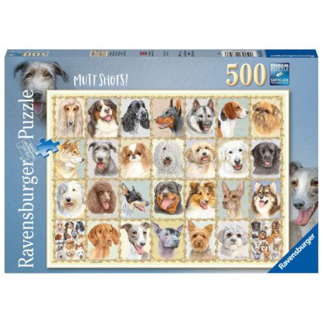 Puzzle Portrețe Câini 500 Piese Ravensburger