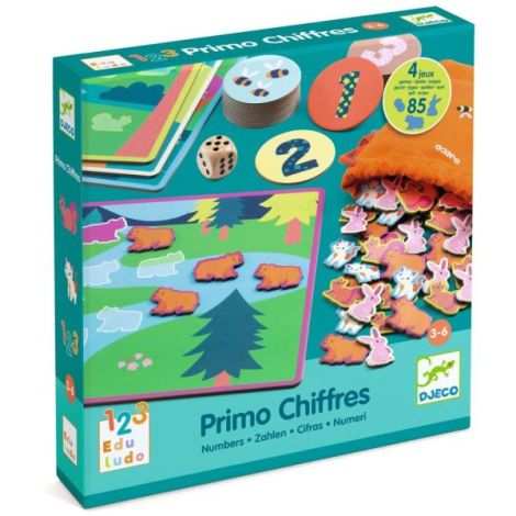 Joc Educativ Primele Cifre Djeco 3-6 ani