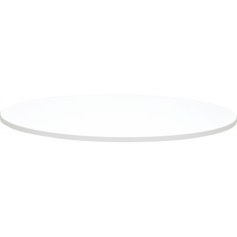 Blat Masa Rotund Quadro Alb Moje Bambino