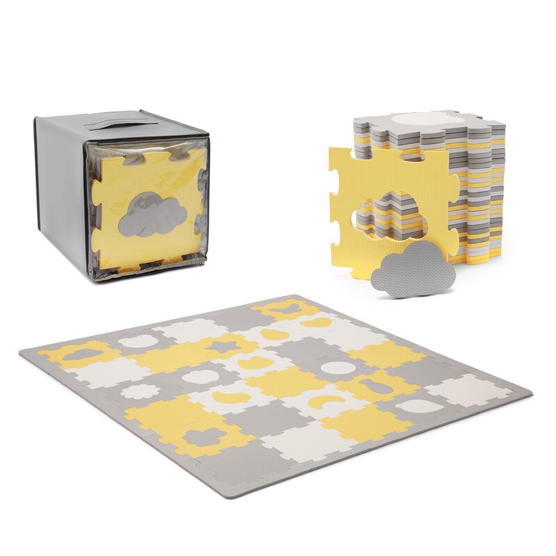 Kinderkraft Lunop Shapes - Covor Educațional Modular