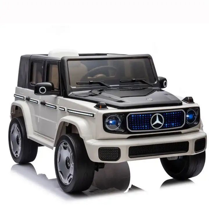 Masina Electrica Mercedes EQG 12V, 2.4G, Roti EVA - imagine 5