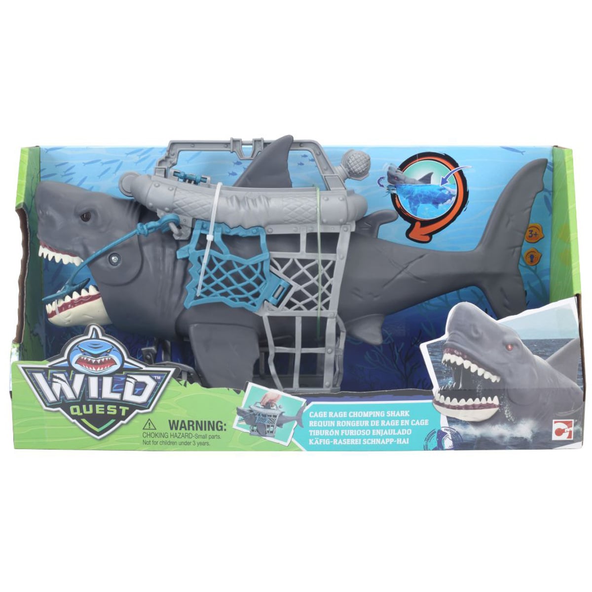 Set Joacă Rechin în Cușcă Wild Quest | Interactiv