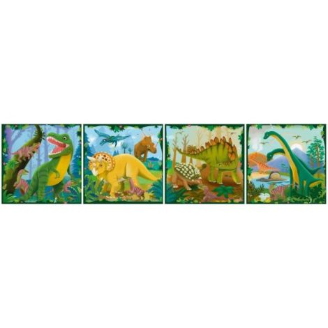 Ravensburger Puzzle Dinozauri 4 în 1 Set - imagine 4