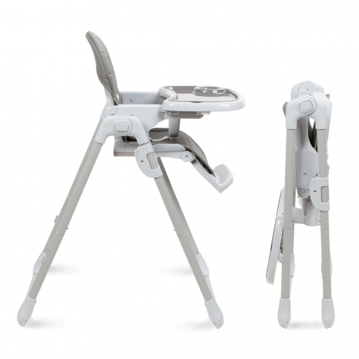 Scaun de masa Kidwell Beno Gray, multifuncțional - imagine 2