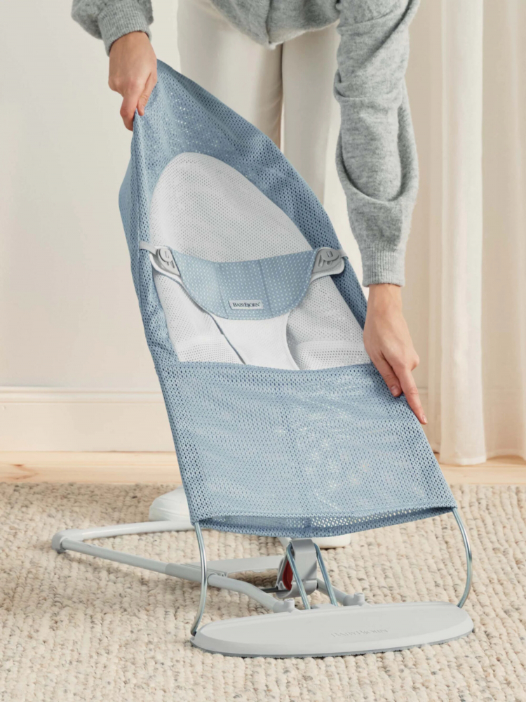 Balansoar Babybjorn Balance Soft, Albastru, Ergonomic - imagine 4