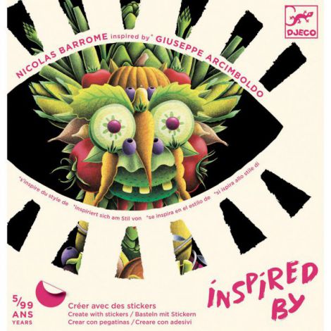 Stickere Fructe Arcimboldo Djeco | Joc Creativ