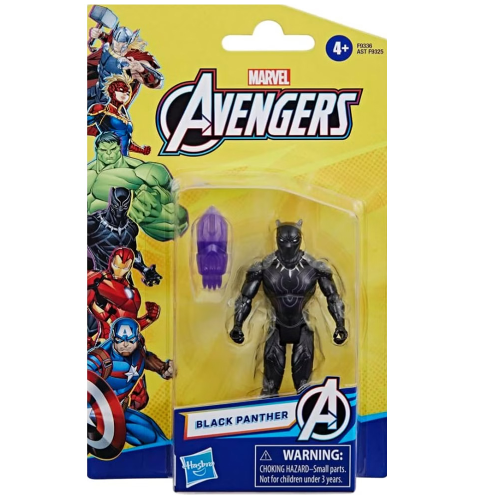 Figurina Marvel Black Panther, 10 cm + Accesoriu