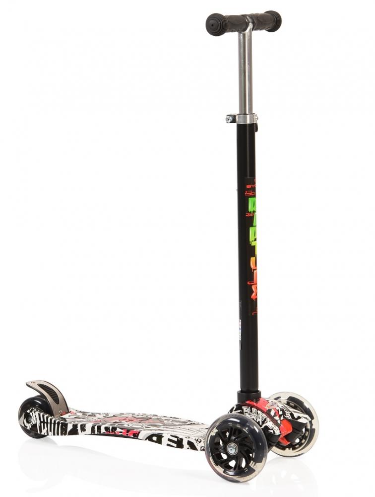 Trotineta Byox Rapture Black cu Ghidon Reglabil