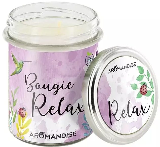 Lumanare Parfumata Relax Aromandise, Vegana, 150g - imagine 6
