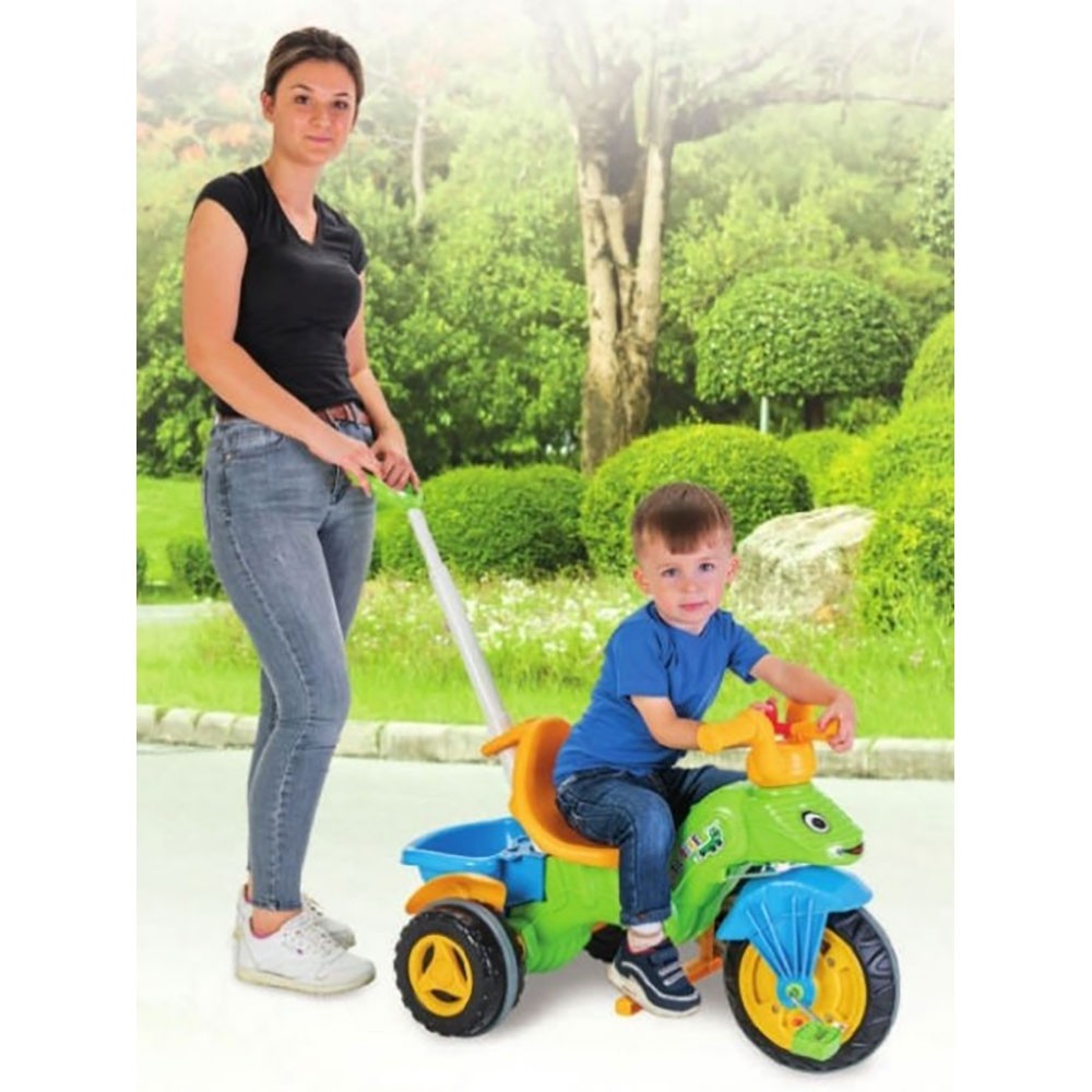 Tricicleta Pilsan Caterpillar cu Mâner Parental - imagine 2