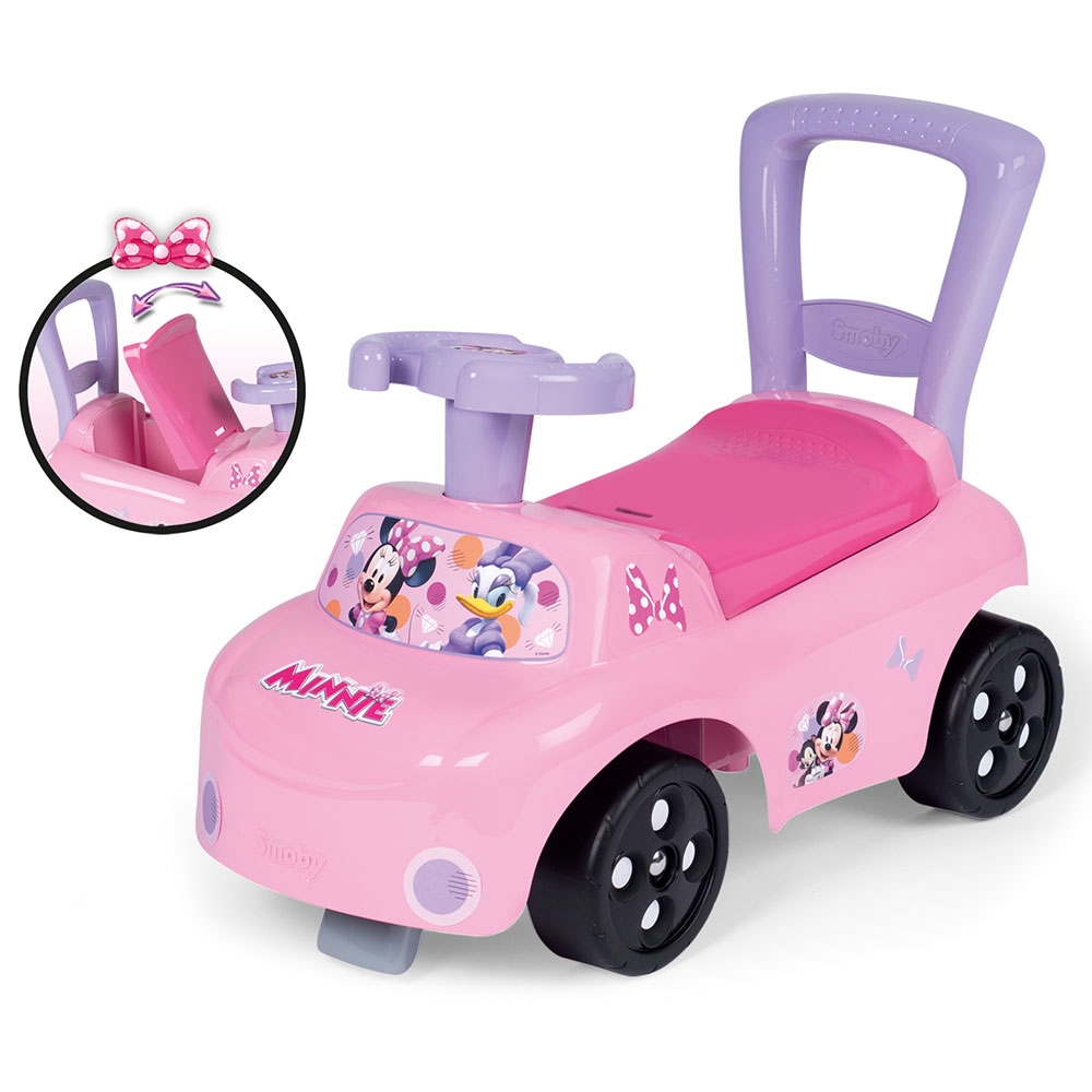 Mașinuță Smoby Minnie Ride-On Roz