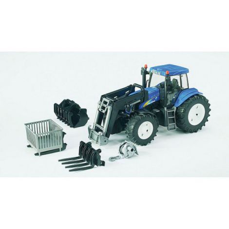Bruder Accesorii Incarcator - Palet, Troliu si Furci - imagine 15
