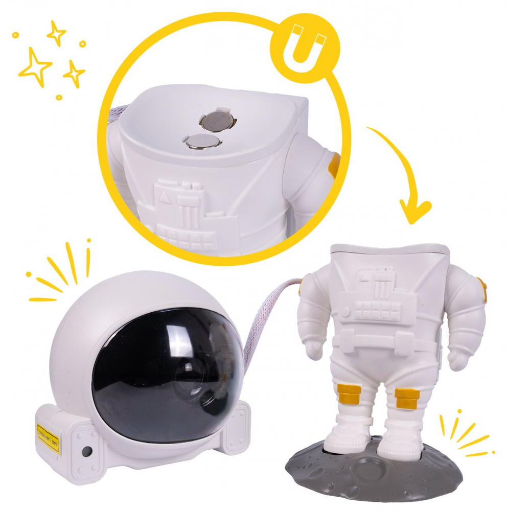 Malplay Astronaut Proiector LED 8 Moduri Veghe - imagine 14