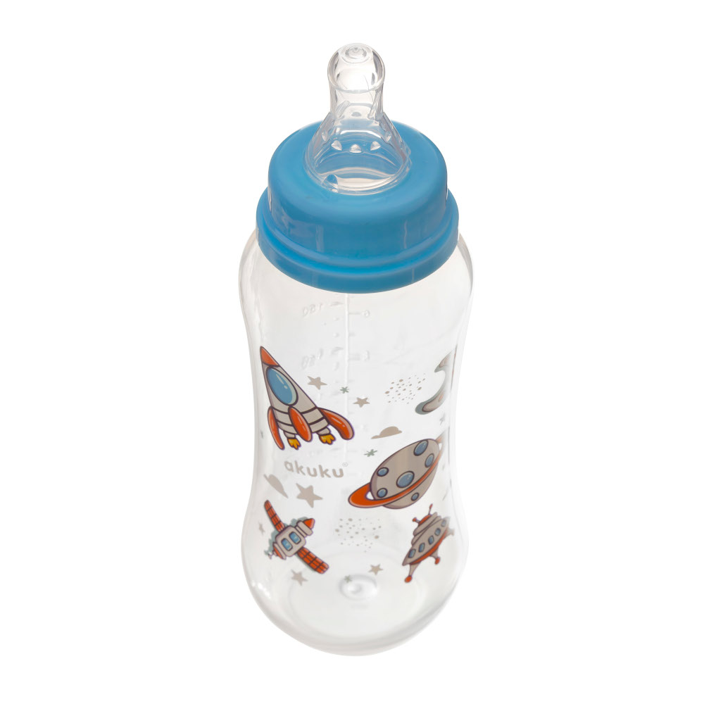 Biberon Akuku Anticolici 250ml Space Blue