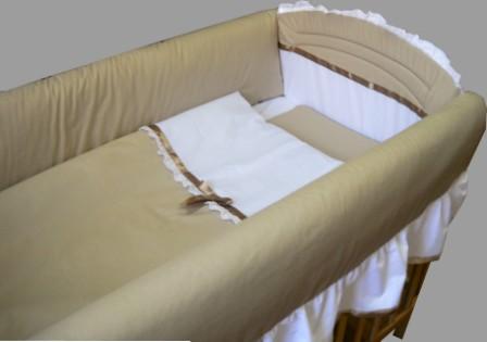 Lenjerie Patut Baby DeLuxe Deseda cu Protectie - imagine 4