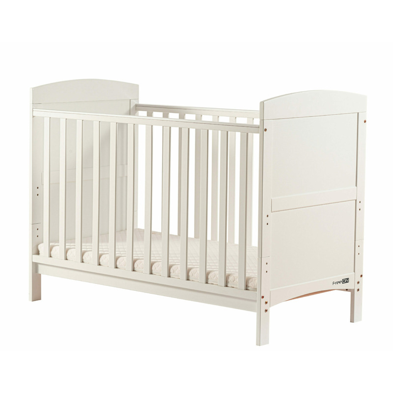 Patut FreeON Lory Transformabil, Lemn Pin si MDF White, 120x60 cm - imagine 5