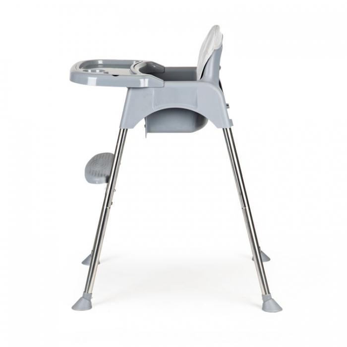Scaun de masa 2 in 1 Ecotoys Gri, Reglabil - imagine 2