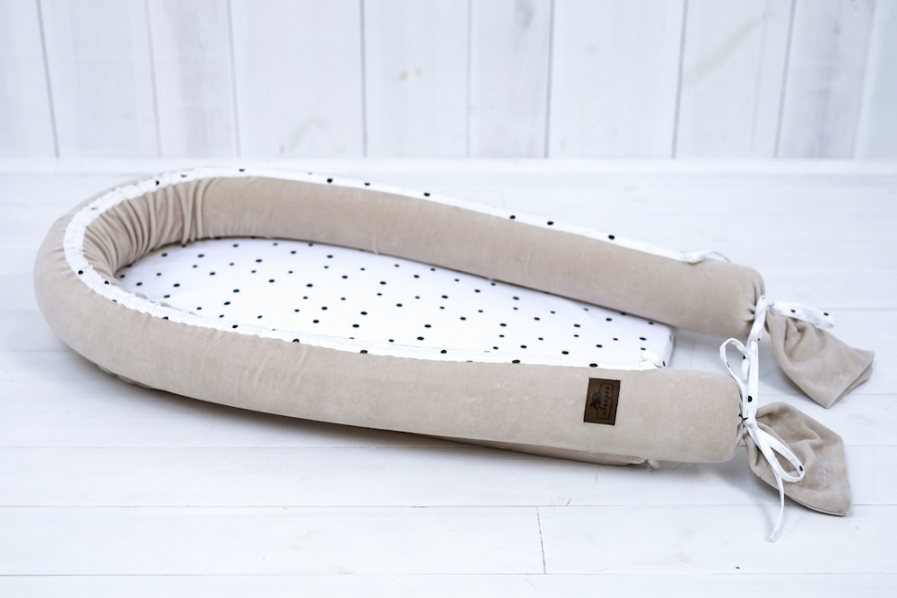 Baby Nest Velvet Nor Pufos Premium