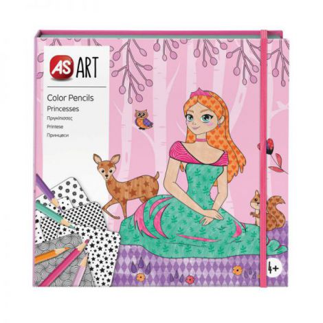 As Art Set Colorat Printese cu Creioane