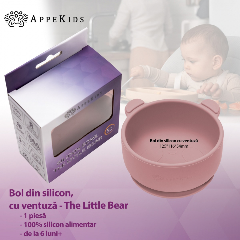 Bol Silicon Ventuza AppeKids The Little Bear