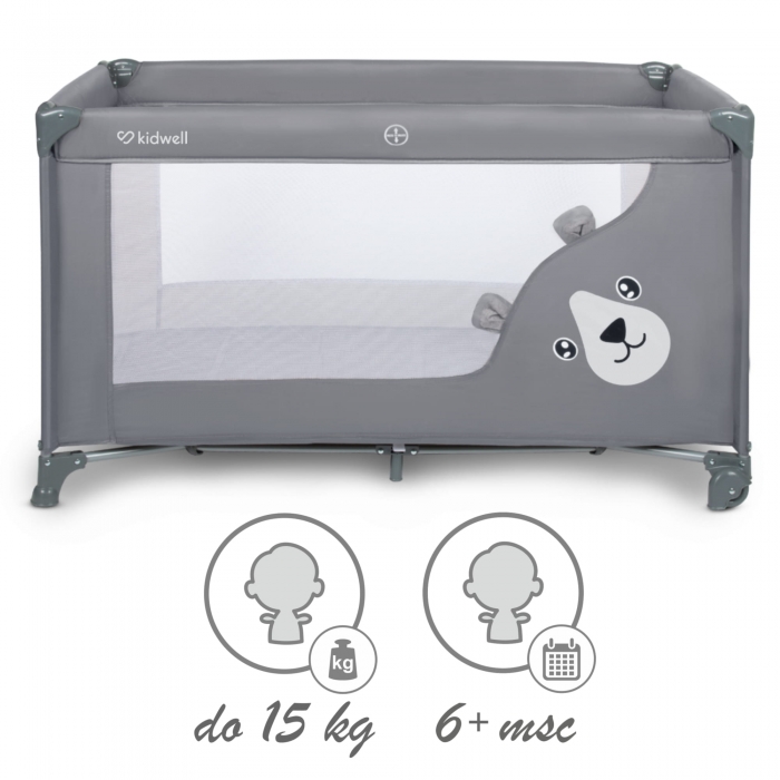 Patut Pliabil Kidwell Blissy Gray - Confort și Funcționalitate - imagine 2