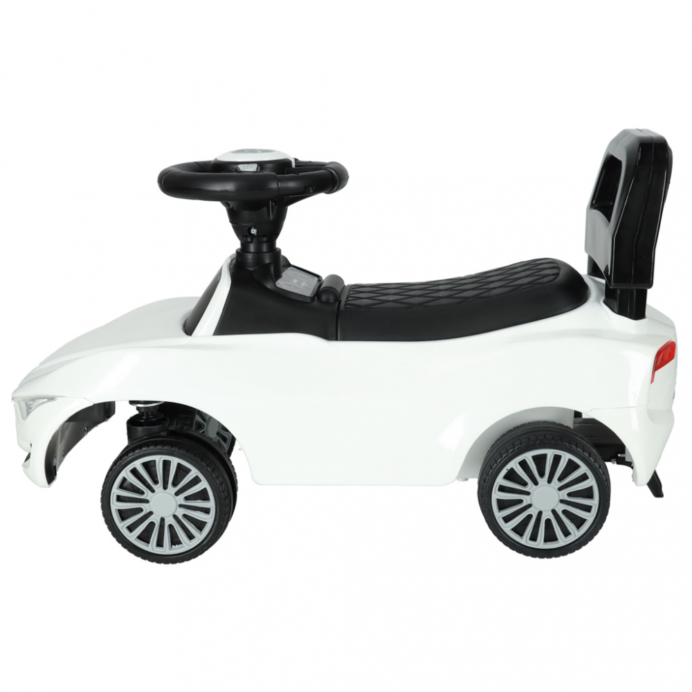 Masinita White Baby Car Ikonka, 3-6 Ani - imagine 4