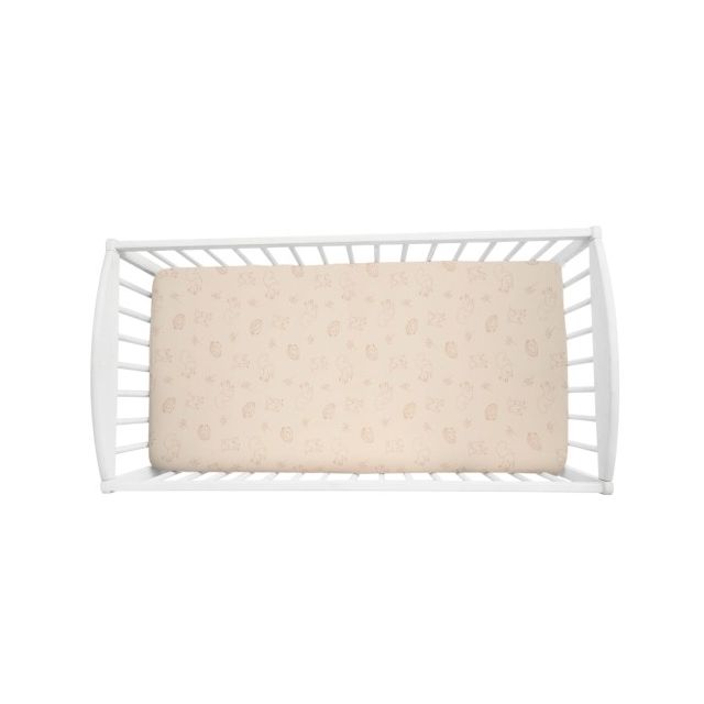 Cearceaf Bumbac Patut Nor Pufos 120x60 Cream - imagine 8