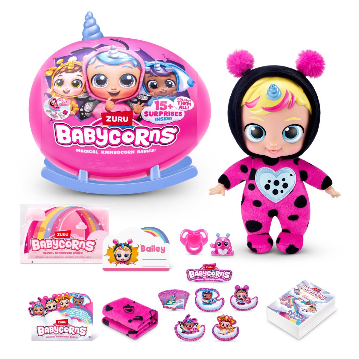 Jucărie Plus Rainbocorns Babycorns cu 15 Surprize