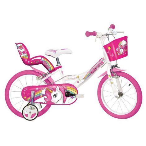Bicicleta Unicorn 16" Dino Bikes 4-6 ani