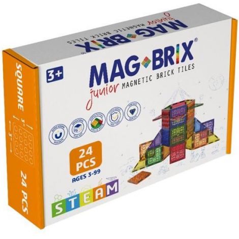 Set Magbrix Junior 24 piese compatibil Lego