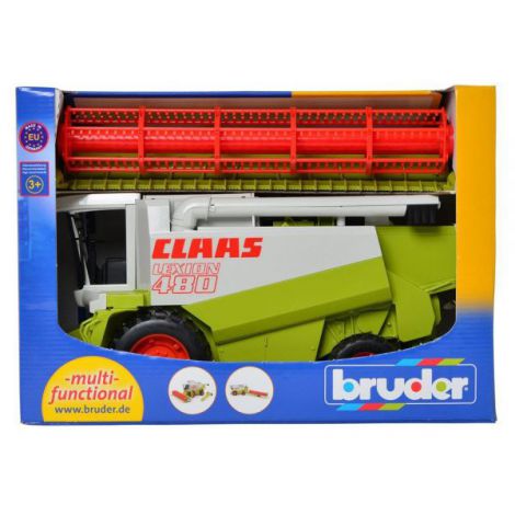 Bruder Combina Agricola Claas Lexion 480, Rosu - imagine 6
