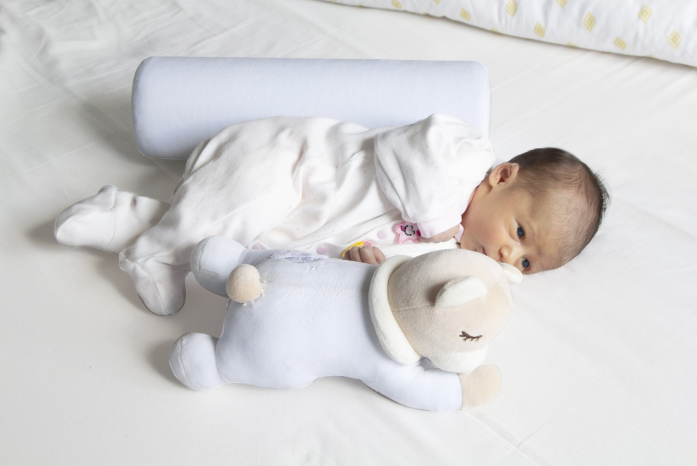 Pernuță BabyJem Anti-Răsturnare Teddy Blue - imagine 2