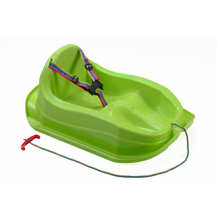 Sanie copii Marmat Mini verde, siguranță maximă
