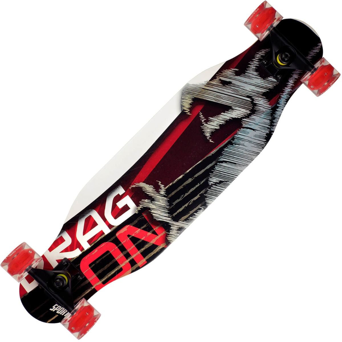 Longboard Action One Dragon Cu Roti Luminoase