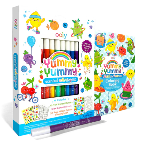 Set Colorat Parfumat Ooly Yummy Yummy 3in1