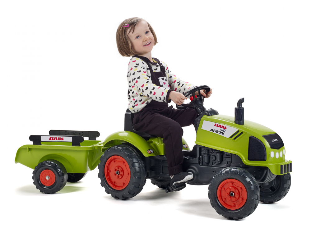 Tractor Falk cu Pedale și Remorcă pentru Copii - imagine 3