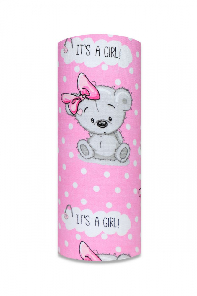 Scutec Tetra Lux Egakids Pink Bear, 70x80 cm - imagine 2