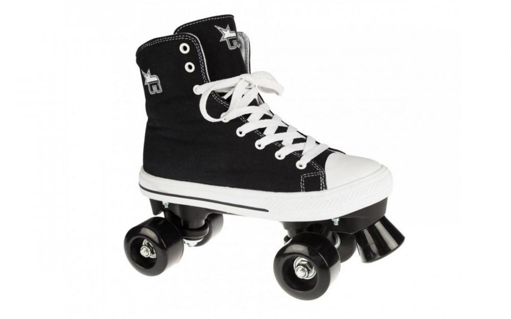 Patine Rookie Canvas High Negre, Marimea 39 - imagine 2