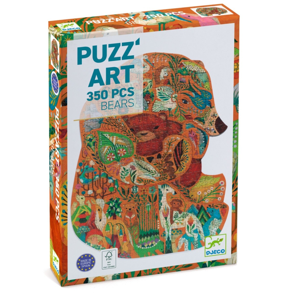 Puzzle Silueta Ursul Djeco | Puzz Art