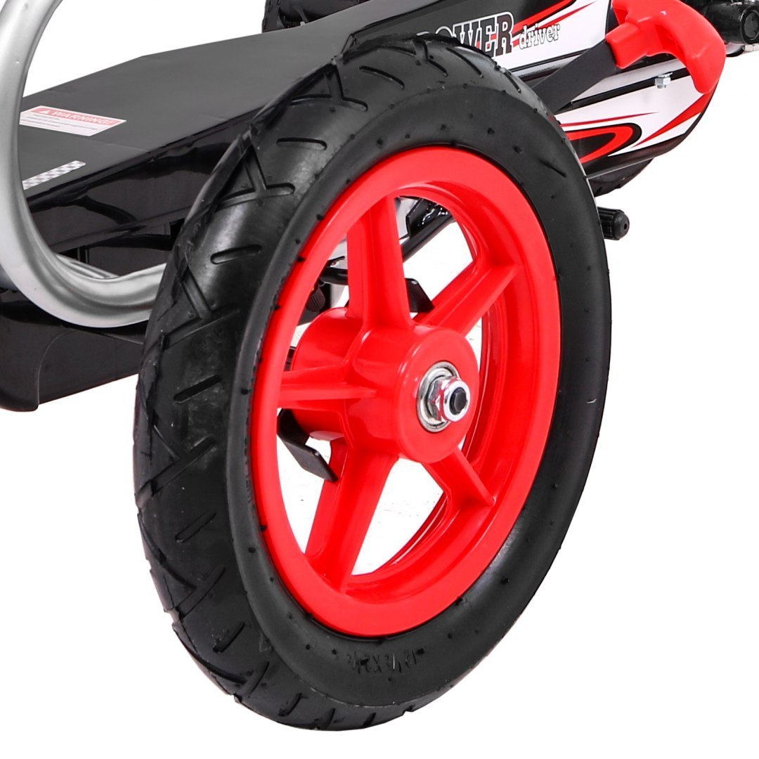 Kart cu Pedale FULL Ahead AIR Rosu | Autokids.ro - imagine 8