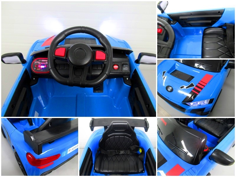 Masinuta Electrica Cabrio A1 Albastru | Autokids - imagine 2