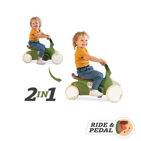 Kart BERG GO 2 Retro Verde - 2 in 1 Rider si Pedala - imagine 8
