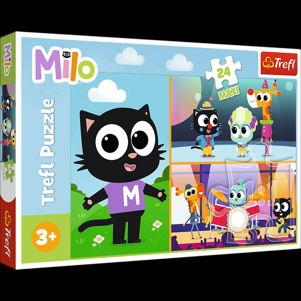 Puzzle Trefl 24 Piese Milo Aventurile Motanului