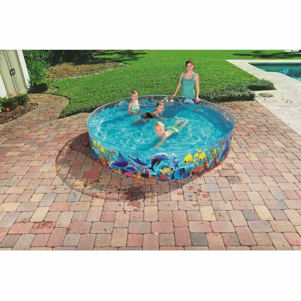 Piscina Bestway Fill n Fun 244cm pentru Copii Distracție Vară - imagine 2
