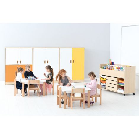 Dulap mobil TFAW Moje bambino - depozitare școală - imagine 8