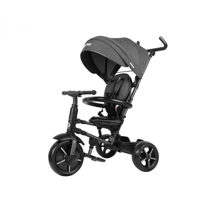 Tricicleta Qplay Rito Star Negru, Pliabilă