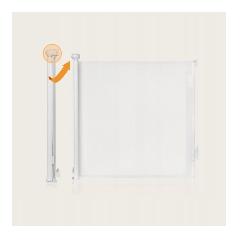 Poarta Siguranta Lionelo Thea 80x140 cm Alb - imagine 2